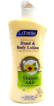 LA Fresh Vitamin A & E Hand and Body Lotion - 550ml