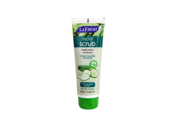 LA FRESH Cucumber Facial Scrub - 100ml - Image 2