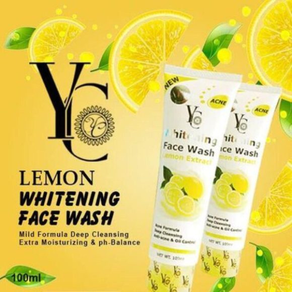 YC Whitening Face Wash With Lemon Extract - 100ml