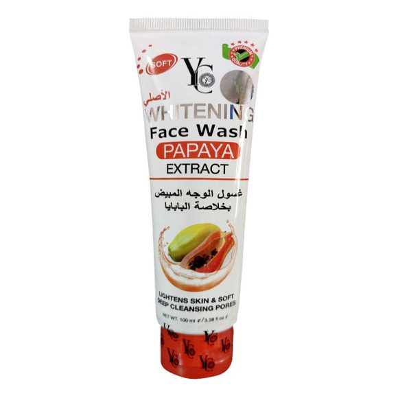 YC Papaya Whitening Face Wash-100ml